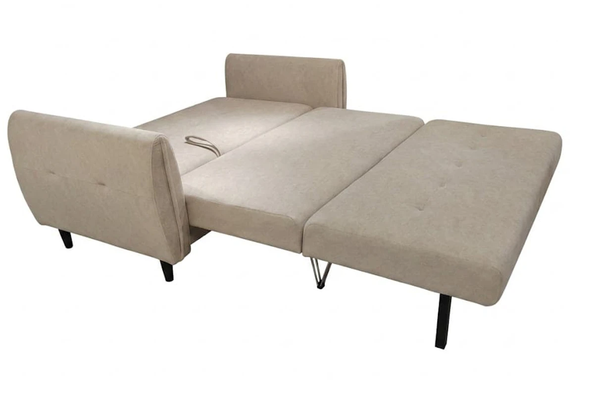 Диван-кровать Мишель ДК (Gretta Bone / Ножки Орех)