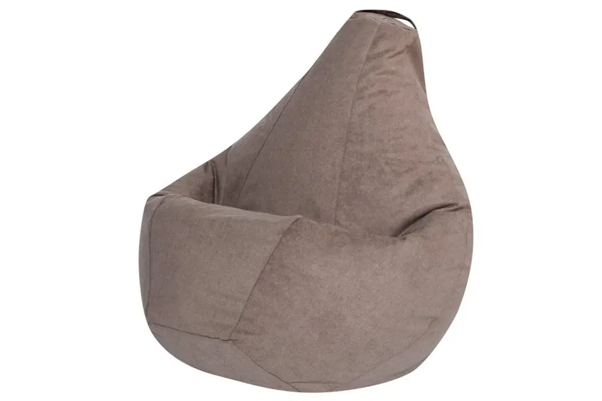 Кресло Мешок (Бежевый / Велюр) XL