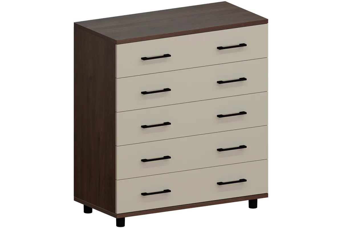 Комод КМ-5021-ГТ-КМ (Гикори Джексон Темный / Кашемир Матовый)