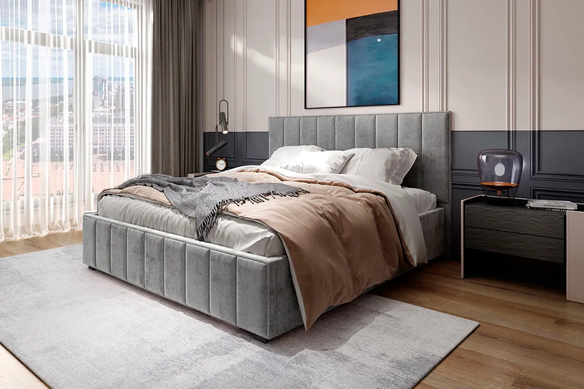Кровать Кордова-1 с ПМ 180х200 (Lovers-6 стоун, 2 кат.) 