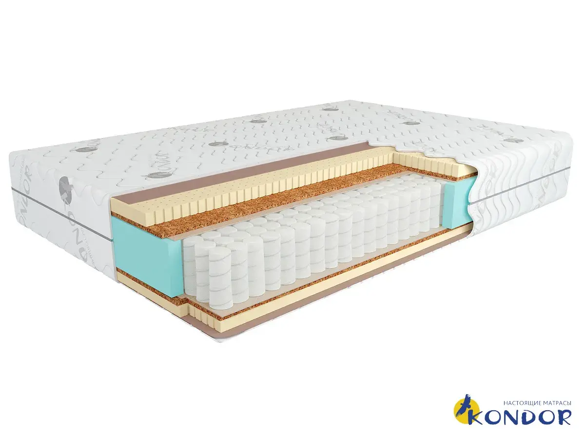 Матрас Kondor Sidney-2 Medio 180х200х22 трикотаж Матрас Kondor Sidney-2 Medio 180х200х22 трикотаж