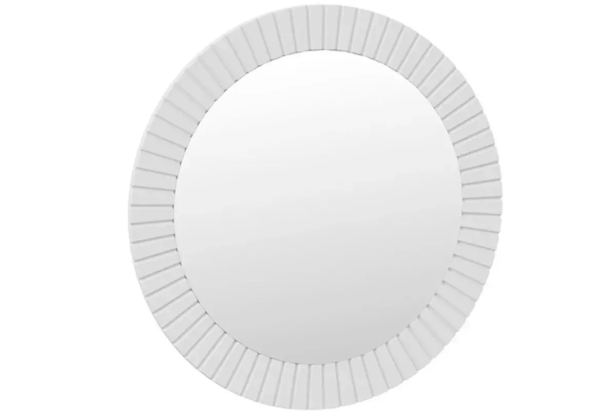 Зеркало навесное Хилтон Исп.2.2 (Белый матовый)