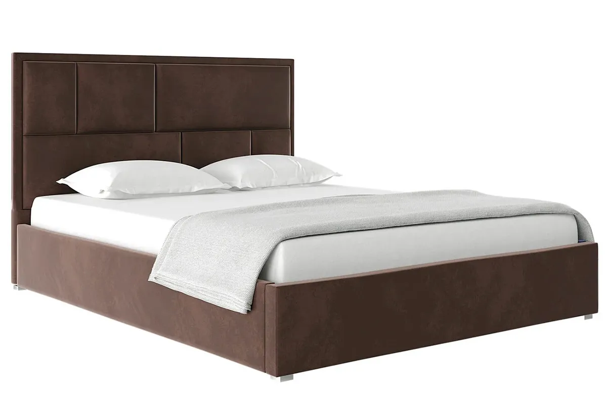 Кровать Madison с ПМ 180х200 (Велюр / Шоколад) 72306330