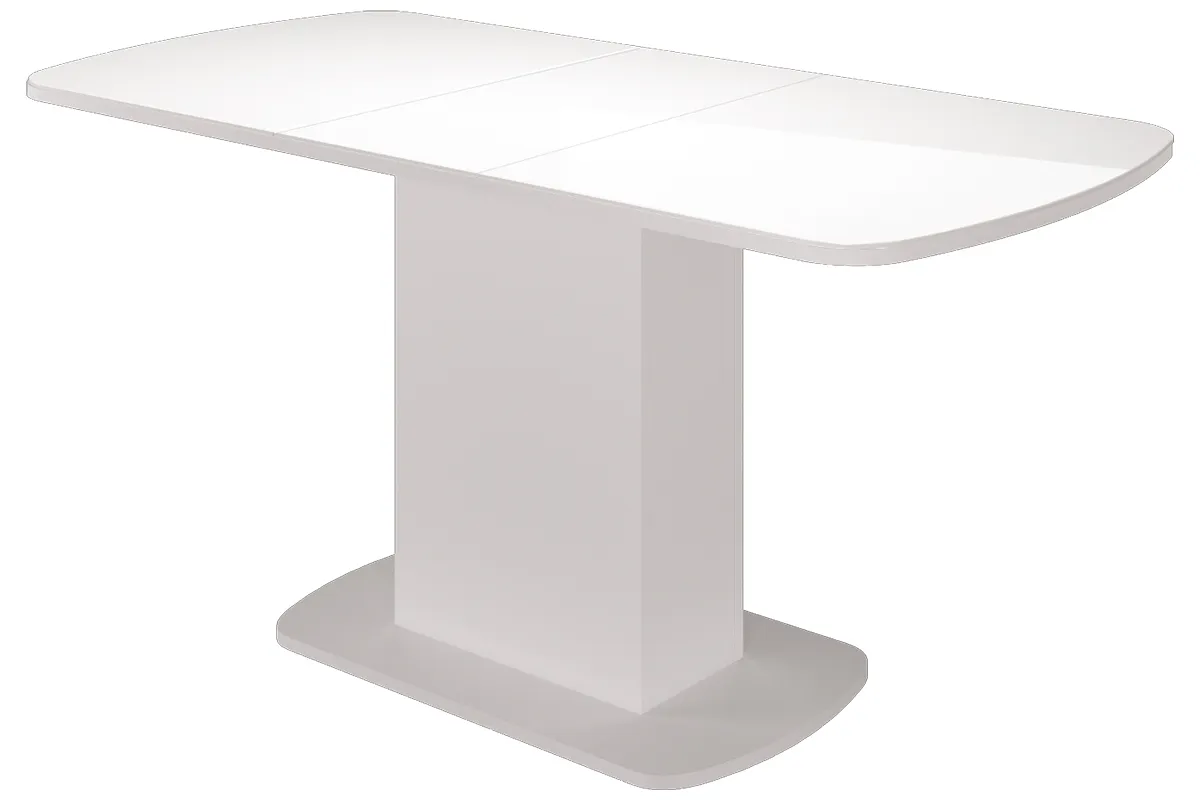 Стол обеденный раздвижной Соренто 2 (Белый Глянец)
