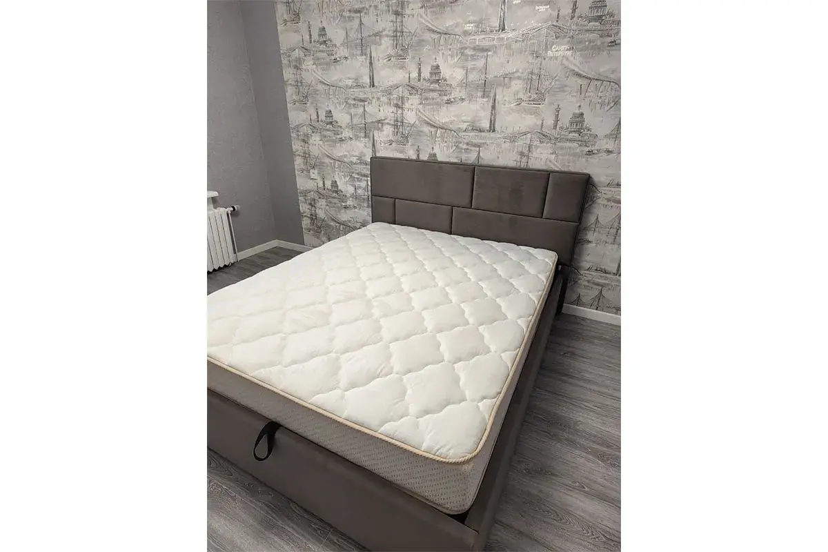 Кровать Невада-1 с ПМ 160х200 (Lovers 27 стоун) 2 кат.