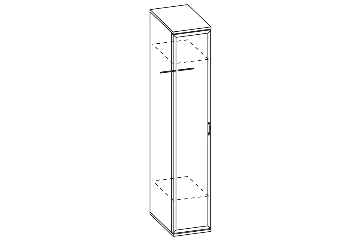 Шкаф ШК-1021 (Снежный Ясень)