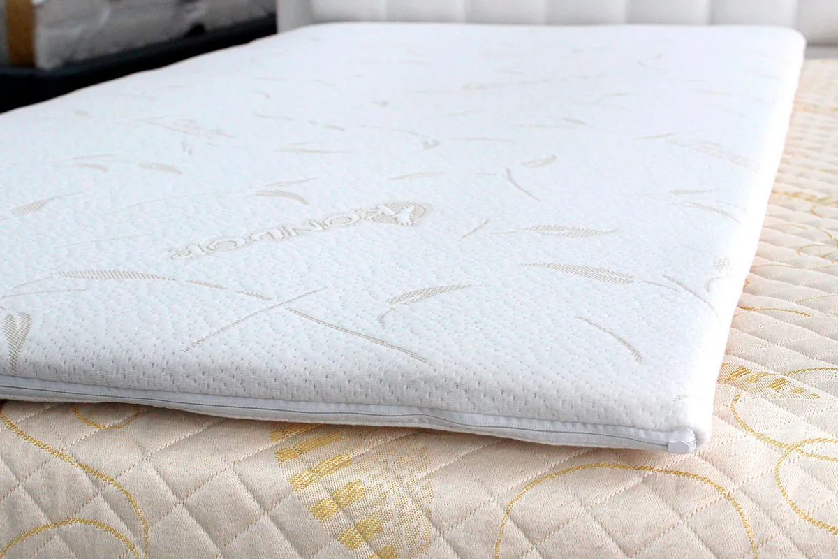 Наматрасник Kondor Fiber 4 90х200х06 Трикотаж стеганый