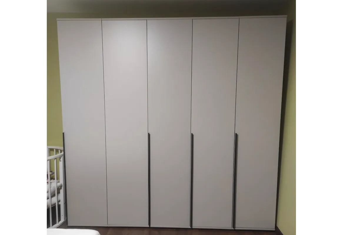 Шкаф для платья и белья Наоми 1 дв. (Кашемир)