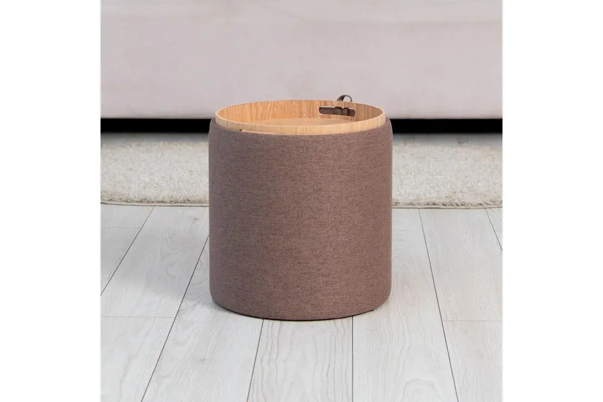 Пуф Грац Стандарт (Рогожка / Коричневый)