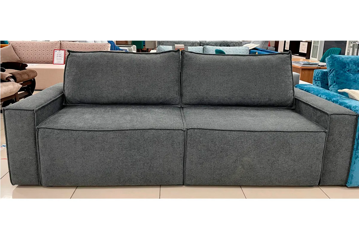 Диван Brick-3 S (Набивные подушки/Вывернутый) Гунин 2217/29