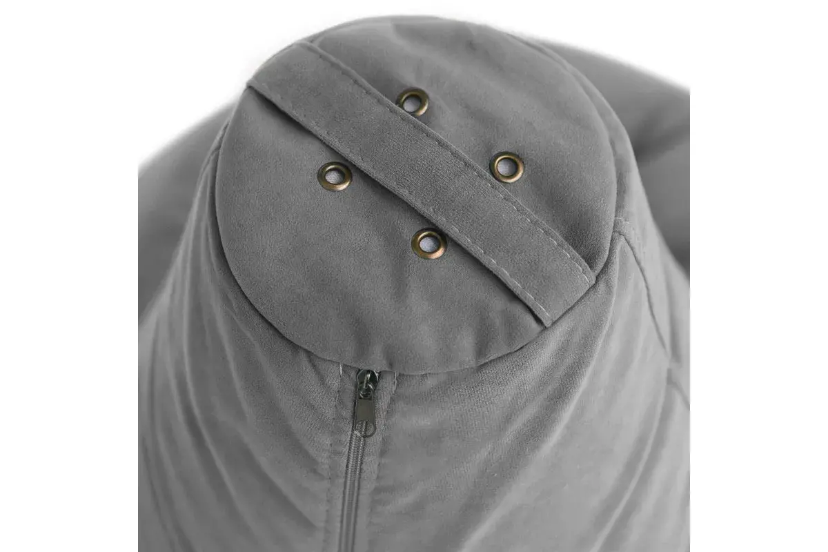 Кресло-мешок Груша Миди 2XL (Велюр / Сталь)