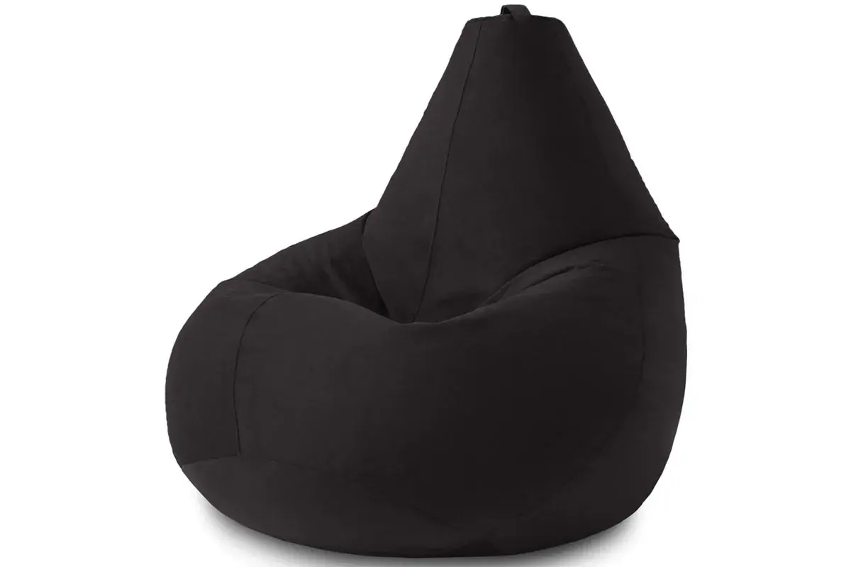 Кресло-мешок Груша Стандарт 3XL (Велюр / Черный)
