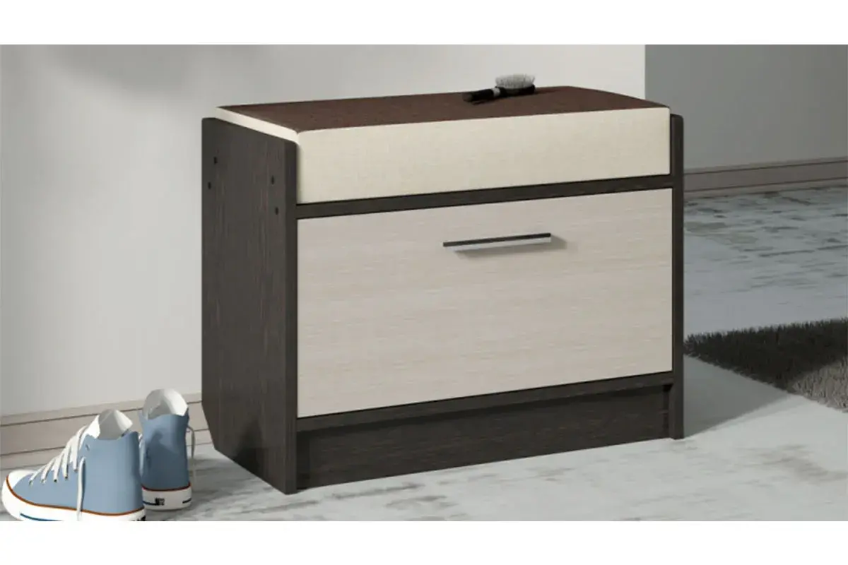 Арт (мини) Тумба Т4 (Венге Цаво / Дуб Молочный)