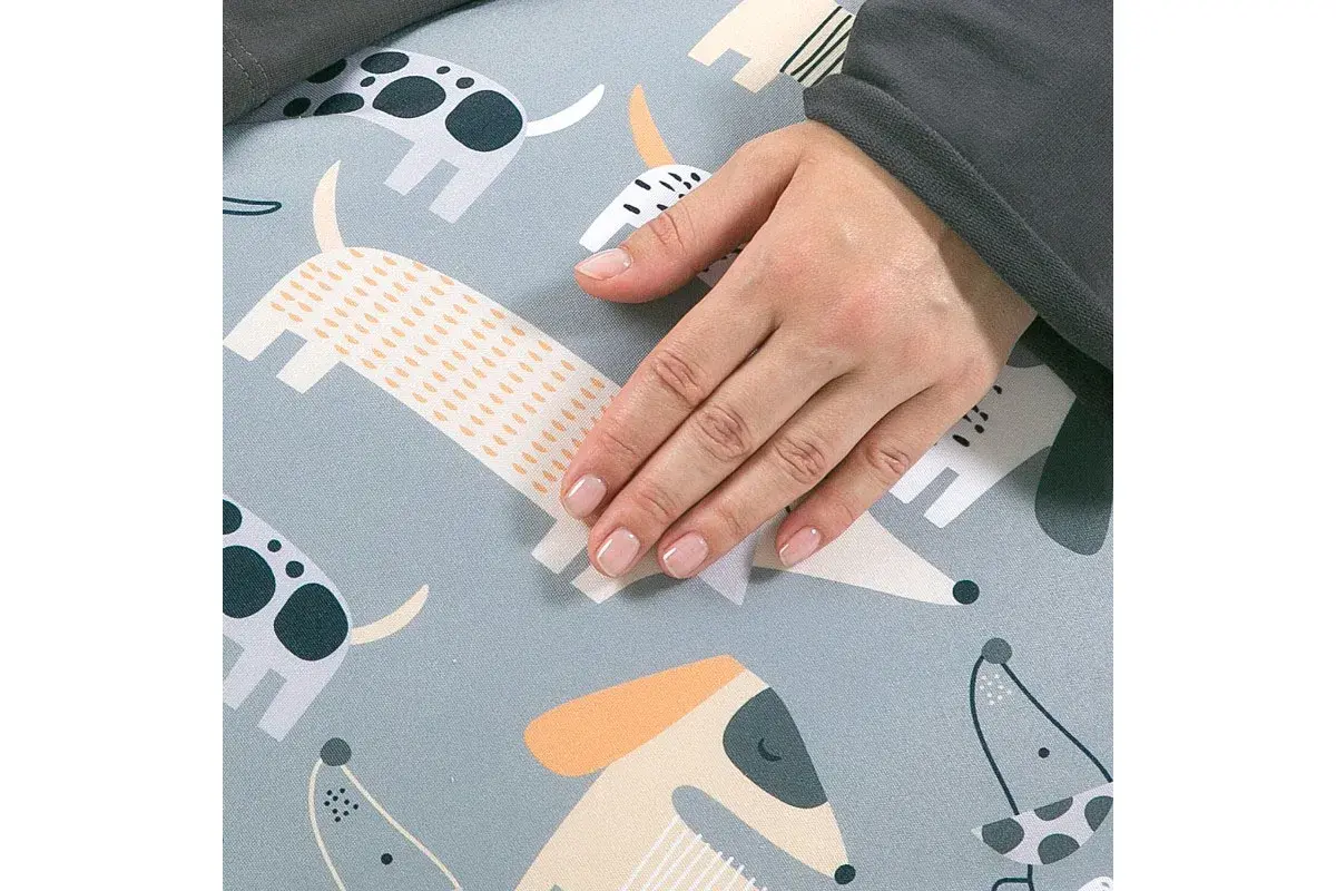 Кресло-мешок Груша Миди 2XL (Мебельный хлопок / Озорные таксы)