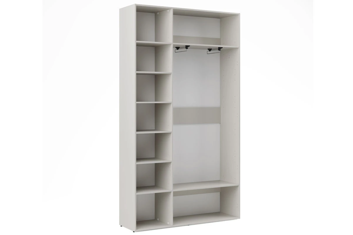 Корпус шкафа для гардеробной Мария МШ 135.40+МКП 135.40 (Дымчато-серый)