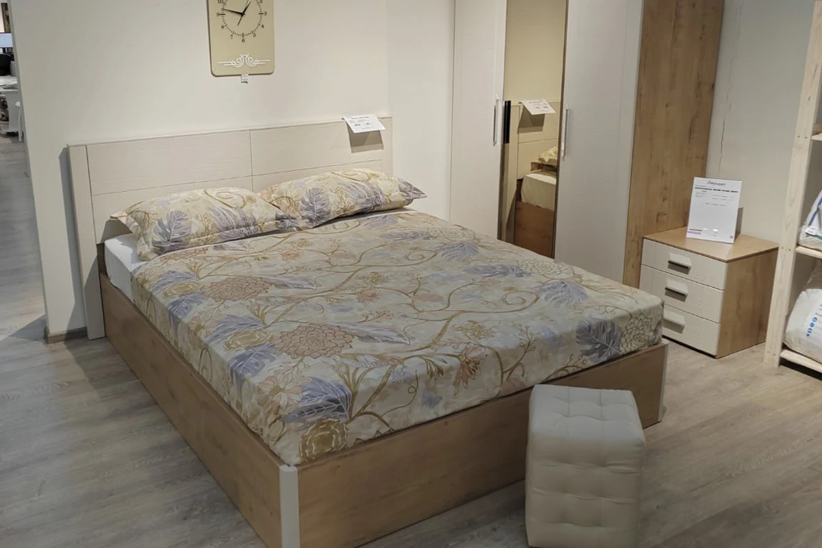 Николь ТД-295.03.01 Тумба прикроватная Бунратти/Фон Бежевый