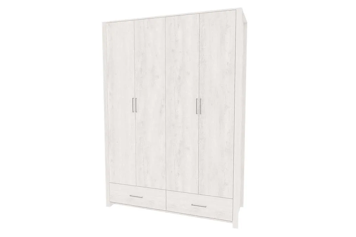 Шкаф для одежды и белья Solana Amberg 555 Стандарт/Стандарт (Бетон Пайн светлый)
