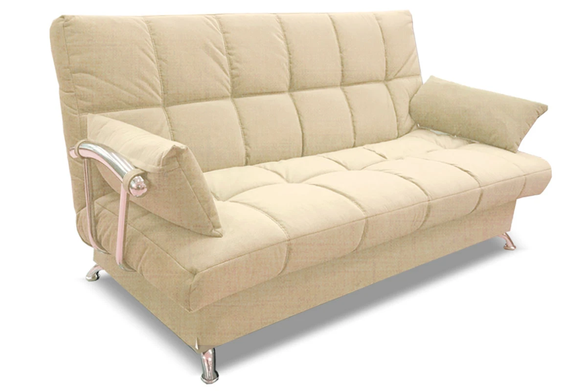 Диван-кровать Финка с хром. бок. "Регина-45.2" Dublin 02 Бежевый