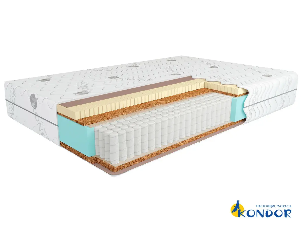 Матрас Kondor Jamaika-2 Multi 140х200х21 трикотаж