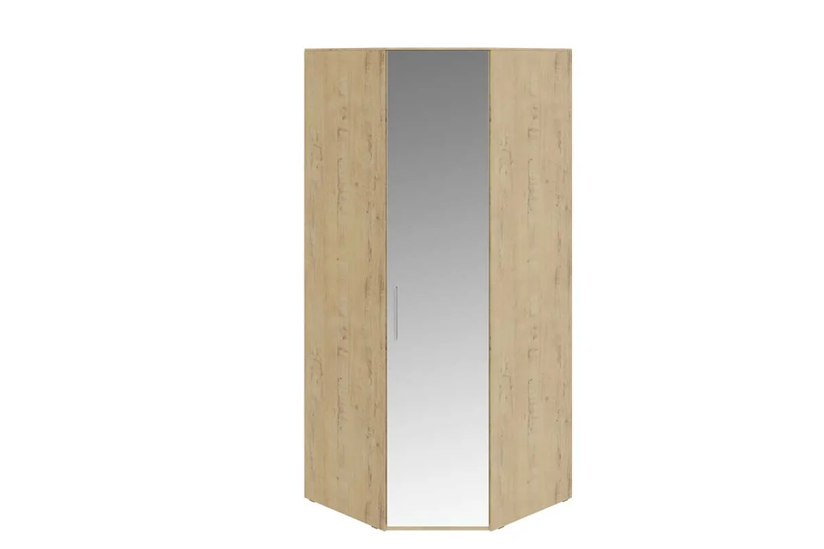 Шкаф угловой с 1 зеркальной дверью правый Николь СМ-295.07.007R