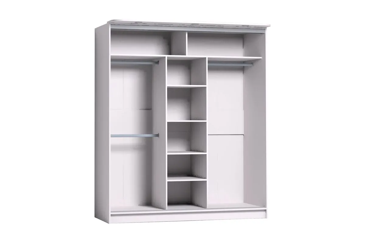 Шкаф-купе 1800 Strike ЛДСП/ЛДСП (Белый)