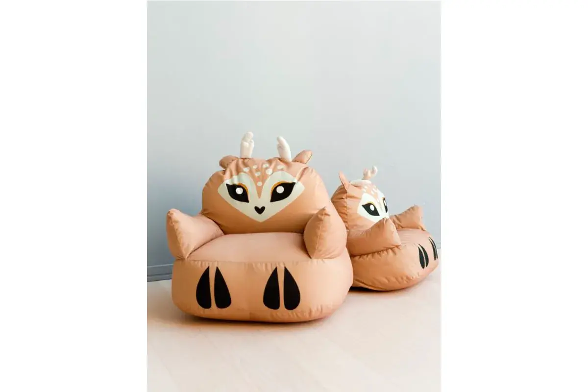 Пуфик Оленёнок L Бежевый