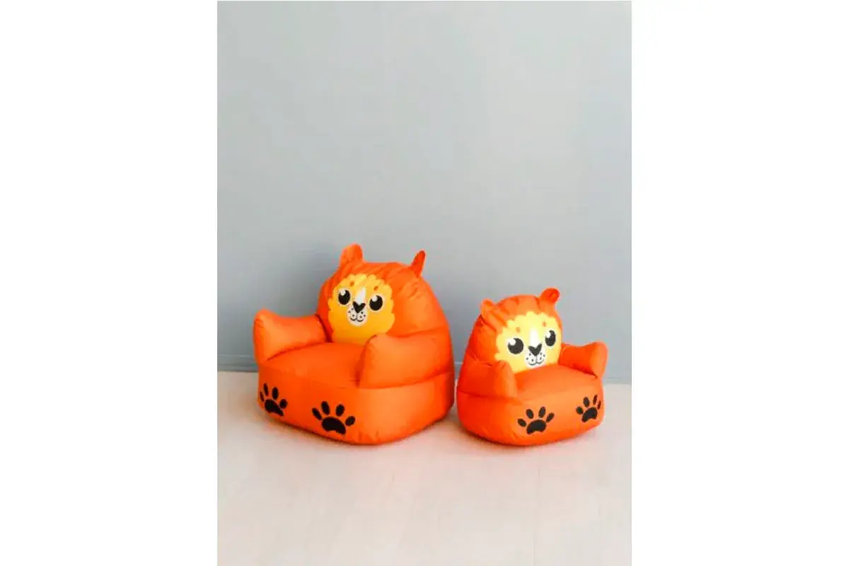 Пуфик Львенок S Оранжевый
