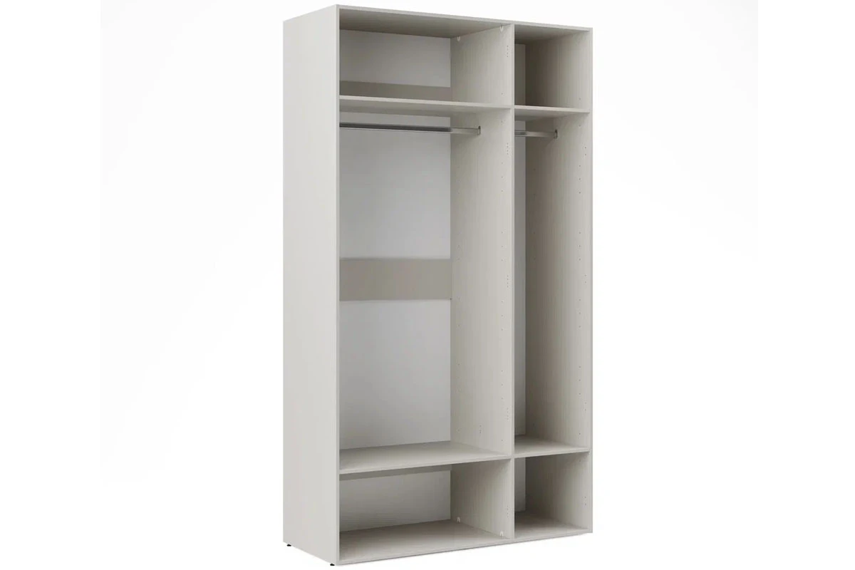 Корпус шкафа для гардеробной Мария МШ 135.55+ МКЯ55 (Дымчато-серый)