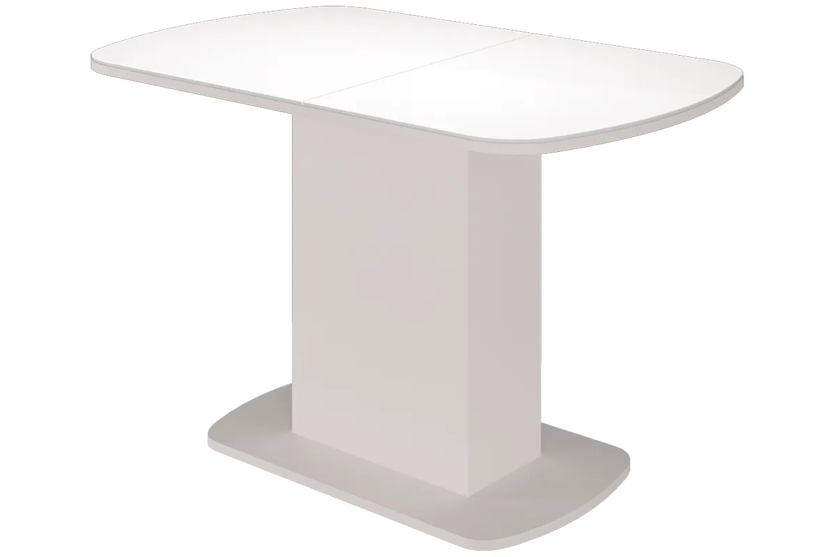 Стол обеденный раздвижной Соренто 2 (Белый Глянец)