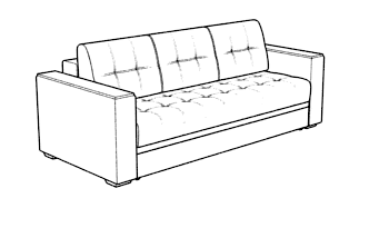 диван-еврокнижка для сна