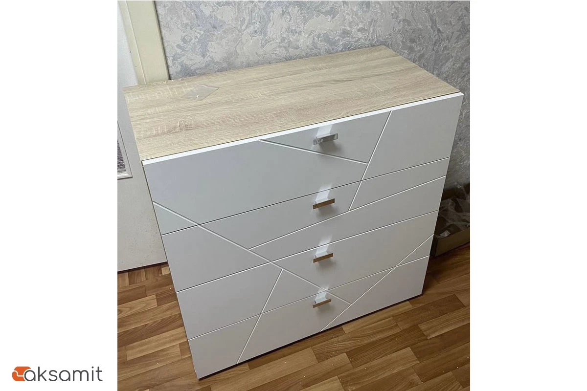 Комод Скайлайн (Белый шагрень) Комод Скайлайн (Белый шагрень)