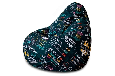 Кресло Мешок Груша Ice Cream 4XL