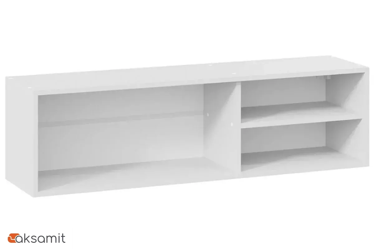 Полка настенная Марли (Белый/Серо-голубой)