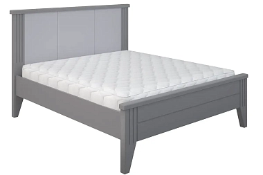 Кровать Верона 160х200 массив (Серый)