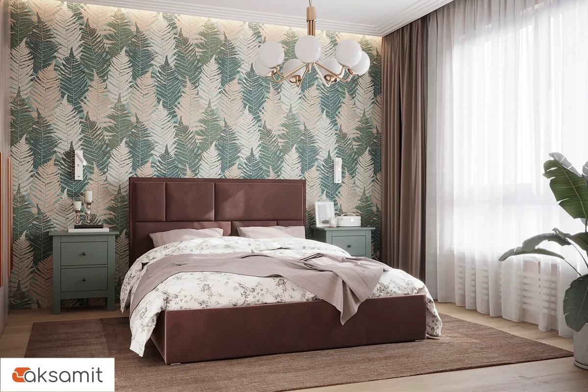 Кровать Madison с ПМ 140х200 (Велюр / Шоколад) 7230632 Кровать Madison с ПМ 140х200 (Велюр / Шоколад) 7230632