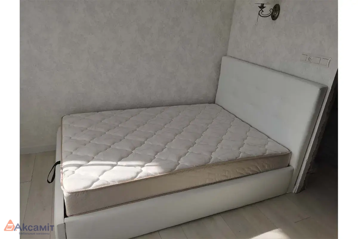 Кровать Соната 140х200 с ПМ (Белый)