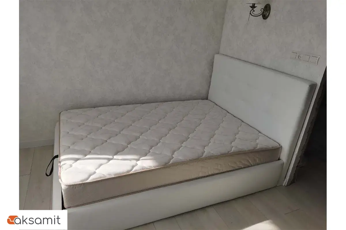 Кровать Соната 140х200 с ПМ (Белый) Кровать Соната 140х200 с ПМ (Белый)