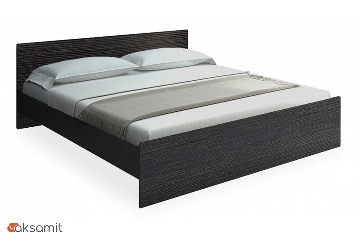 Кровать Николь 160х200 без орт. основания Венге (72240067) Кровать Николь 160х200 без орт. основания Венге (72240067)
