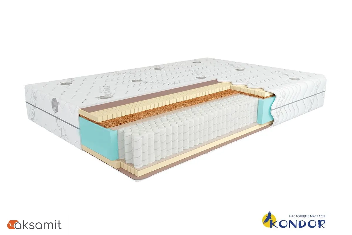Матрас Кондор Bora Multi 80х200 Чехол жаккард Матрас Кондор Bora Multi 80х200 Чехол жаккард
