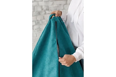 Кресло Мешок Груша (Нефритовый / Велюр) 2XL