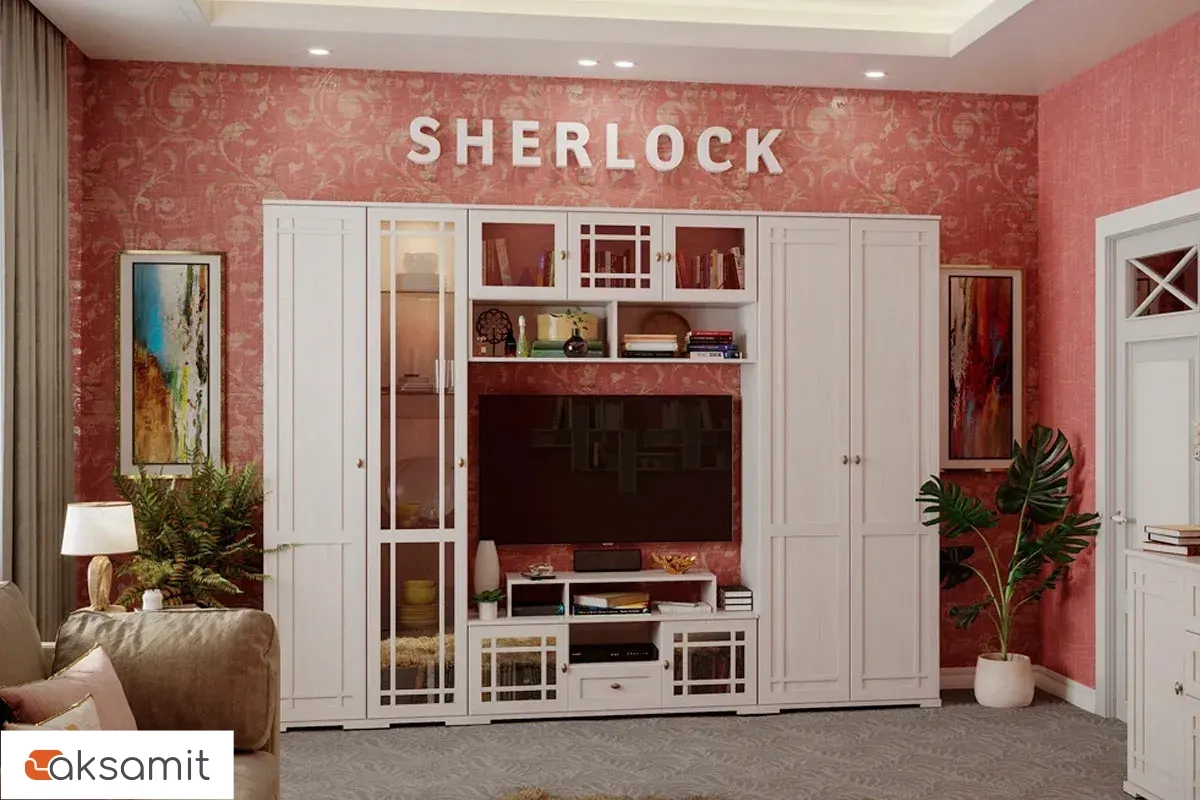 Sherlock 3 Тумба ТВ Ясень Анкор светлый Sherlock 3 Тумба ТВ Ясень Анкор светлый фото