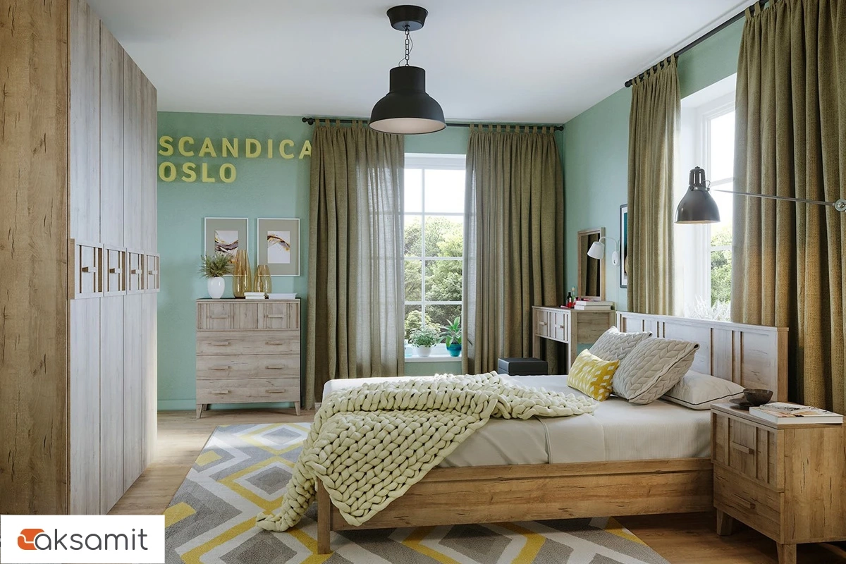 Спальня Scandica Oslo (Дуб Серый Сraft) Спальня Scandica Oslo (Дуб Серый Сraft) фото