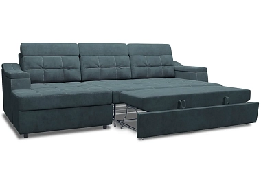 Угловой диван Бруно New ДКУ-О Teddy 18 Серый