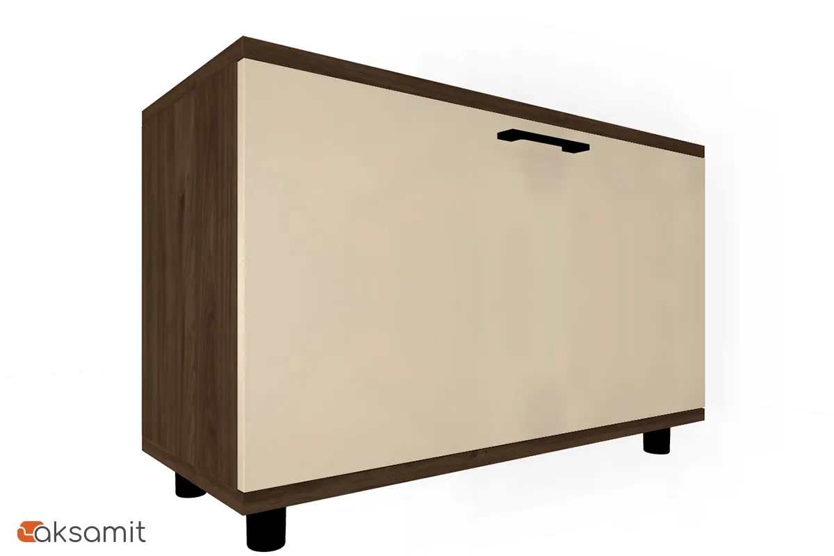 Тумба ТБ-5041-ГТ-КГ (Гикори Джексон Темный / Кашемир Глянцевый)