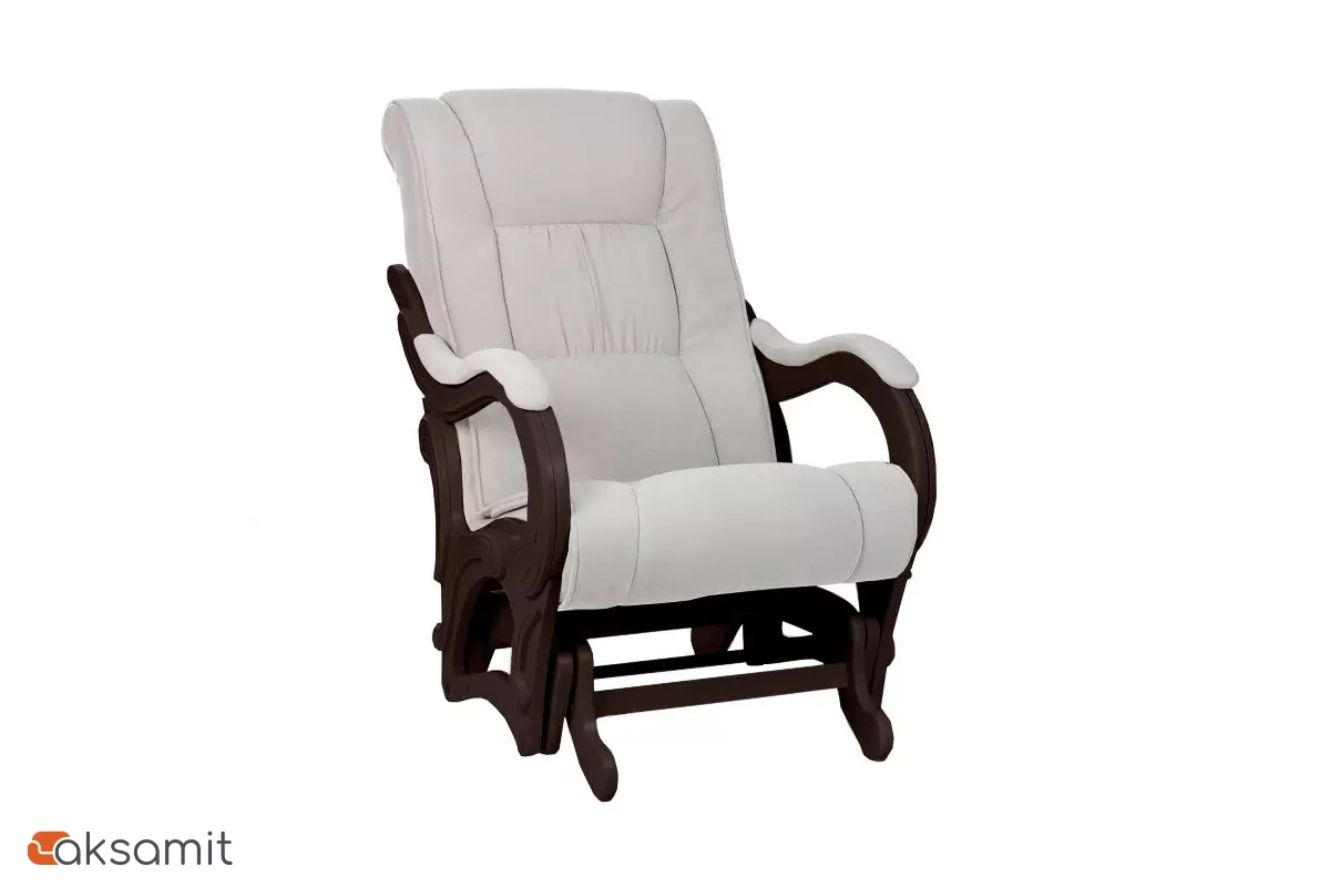 Кресло-маятник Сенатор (1кор) (Verona Light Grey/Венге)