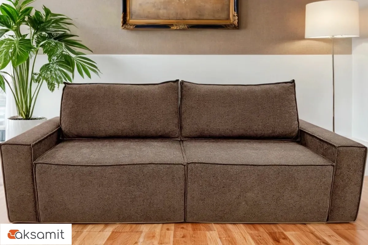 Диван Brick-3 S (Набивные подушки/Вывернутый) Гунин 2217/4