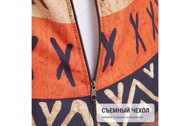 Кресло-мешок Груша Миди 2XL (Мебельный хлопок / Африка)