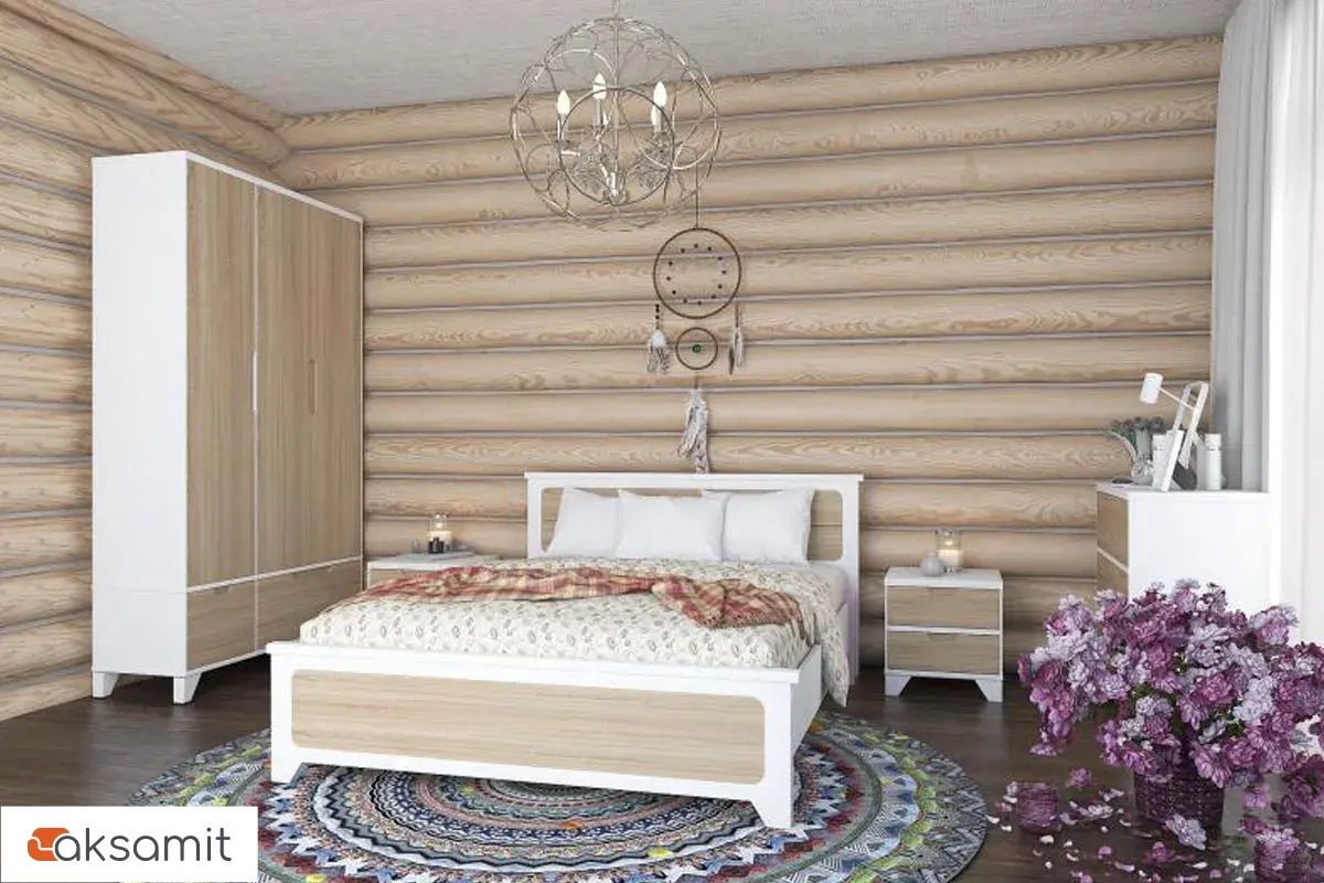 Спальный гарнитур Соня (Белый/Дуб) фото