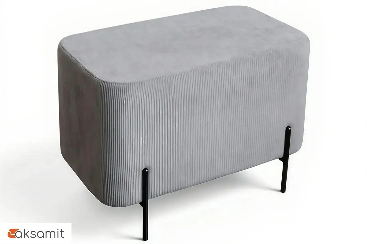 Пуф Gloria Овальный Linea Media (Серый)