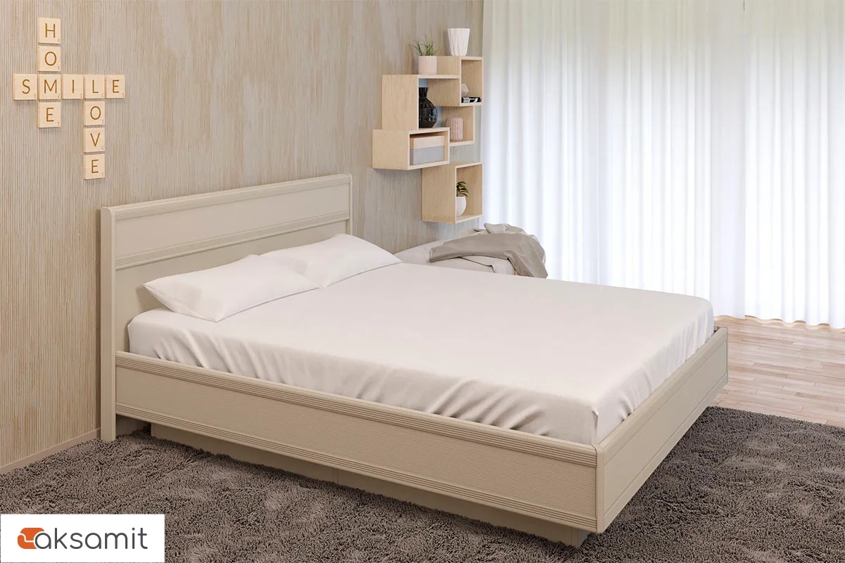 Кровать КР-1003-СК с ПМ 160х200 (Серый Кашемир) Кровать КР-1003-СК с ПМ 160х200 (Серый Кашемир)